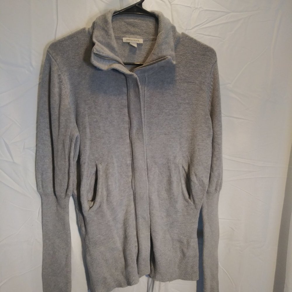 Boston Proper Zipper and Button Jacket - Picture 5 of 5